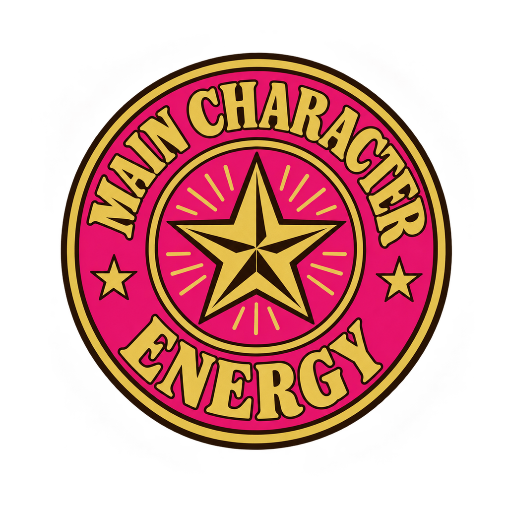 [Digital Download] Main Character Energy T-Shirt SVG PNG EPS Cricut Silhouette Sublimation Design