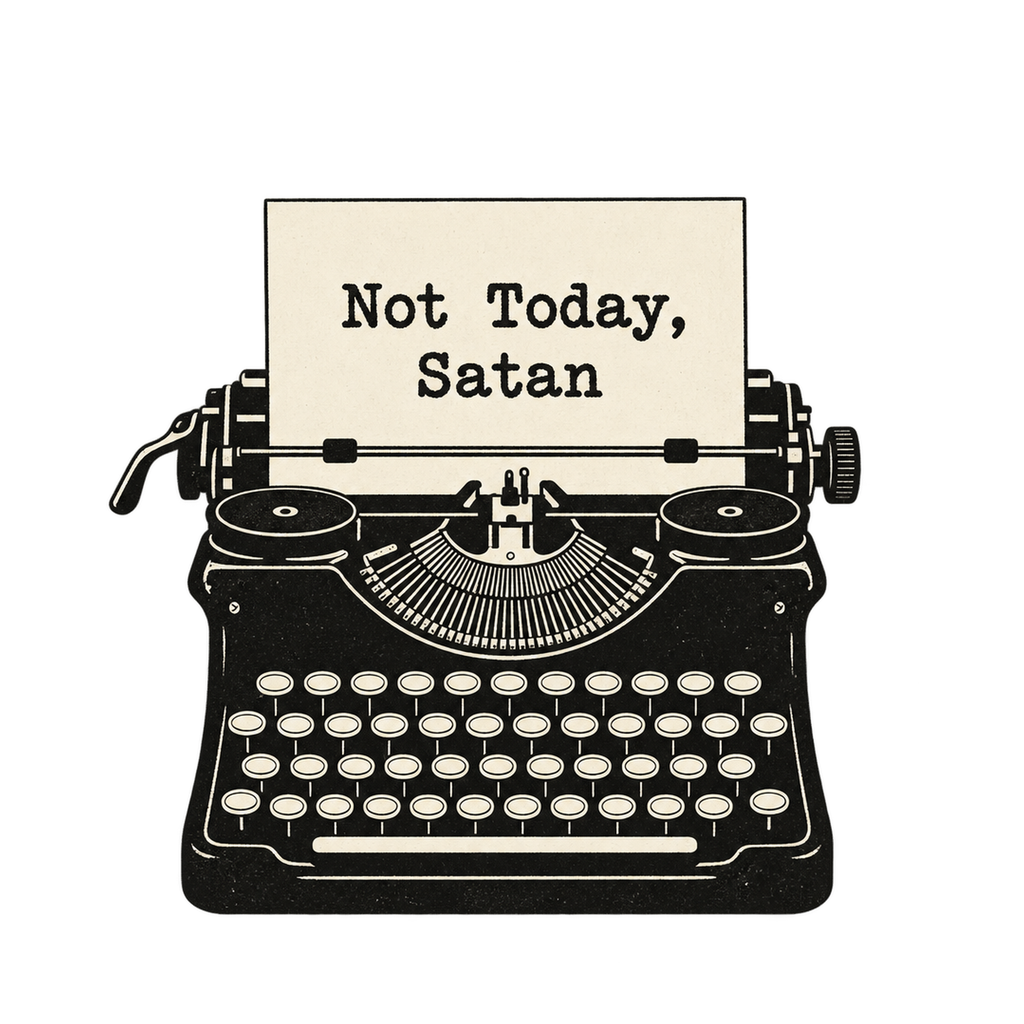 [Digital Download] Not Today Satan T-Shirt SVG PNG EPS Cricut Silhouette Sublimation Design