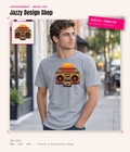 [Digital Download] Retro Boombox Tee SVG PNG EPS Cricut Silhouette Sublimation Design